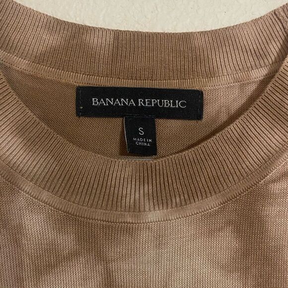 BANANA REPUBLIC Supima Tie Dye Sweater in Baja Sand - Picture 6 of 6